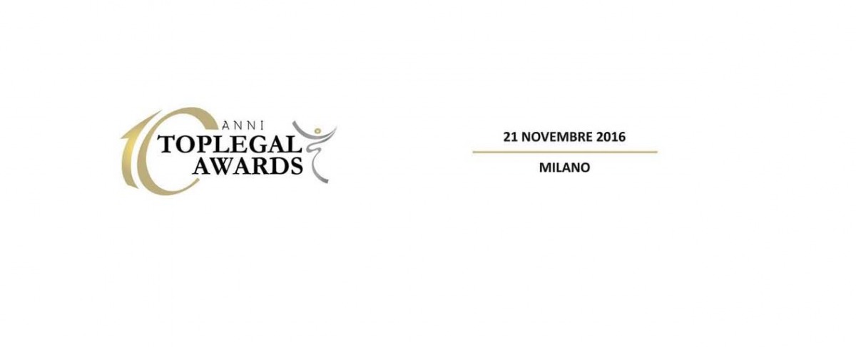 Leo De Rosa nominee at TopLegal Awards 10th edition